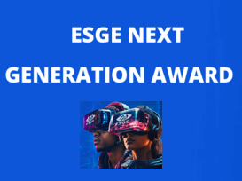 ESGE days 2024 - ESGE Next Generation Award
